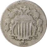 1870 Shield Nickel