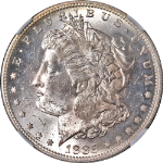 1885-S Morgan Silver Dollar NGC MS62 Blazing White Superb Eye Appeal