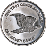 International Silver Trade Unit - One Silver Eagle - 10pc Roll - 999 Fine 1oz