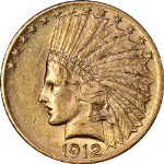1912-P Indian Gold $10 Nice BU Great Eye Appeal Nice Strike