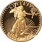 1986-W Gold American Eagle $50 NGC PF70 Ultra Cameo 1st Year of Issue - STOCK