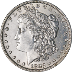1882-O/S Morgan Silver Dollar - VAM &#39;5&#39; Broken