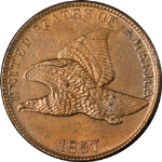 1857 Flying Eagle Cent Nice BU+ Great Eye Appeal Strong Strike