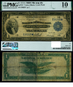 FR. 734 $1 1918 Federal Reserve Bank Note Minneapolis PMG VG10 Star - RARE