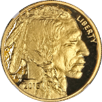 2013-W Buffalo Gold $50 NGC PF70 Ultra Cameo Brown Label