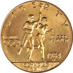 1984-W Olympics Commemorative Gold $10 NGC MS70 - STOCK