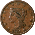 1842 Large Cent