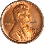 1934-D Lincoln Cent