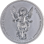 2016 Ukraine 1 Ounce Silver - Archangel Michael - BU STOCK