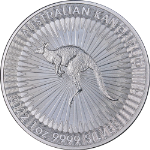 2022 Australia 1 Ounce Silver - Kangaroo - BU - STOCK