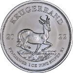 2022 South Africa 1 Ounce Silver - Krugerrand - BU - STOCK