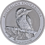 2021 Australia 1 Ounce Silver - Kookaburra - BU - STOCK