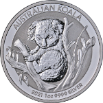2021 Australia 1 Ounce Silver - Koala - BU - STOCK