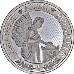 2021 St. Helena 1 Ounce Silver - Angel: Napoleon - BU - STOCK