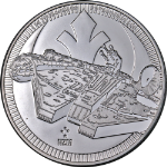 2021 Niue 1 Ounce Silver - Millennium Falcon - BU - STOCK