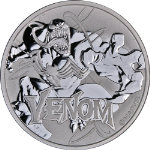 2020 Tuvalu 1 Ounce Silver - Marvel Venom - .9999 Fine - STOCK