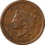 1839 Large Cent - Head of a &#39;38