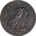 1794 Large Cent &#39;Head of 1794&#39; Choice XF+ Details S.22 R.1 Strong Strike