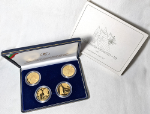 1992 Portugal Discovery 4 Coin Gold Proof Set - Series 3 - Discovery of America