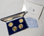 1994 Portugal Discovery 4 Coin Gold Proof Set - Series 5 - Division of the World