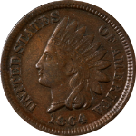 1864BR Indian Cent