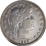 1899-P Barber Half Dollar