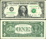 FR. 1928 C $1 2003-A Federal Reserve Note FSN #C88268826A C-A Block VF