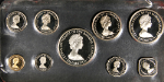 1972 Commonwealth of Bahama Islands Proof Set - 9 Coins - 2.87 Ounces Silver