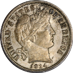 1914-D Barber Dime