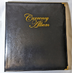 Whitman Premium Currency Album - Large Notes - Clear View - 26 Pages - Ltly Used