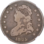 1825/4 Bust Quarter B-2 NGC F12 Superb Eye Appeal Nice Strike