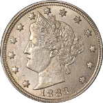 1883 No Cents Liberty V Nickel