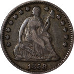 1858-P Seated Liberty Half Dime