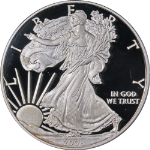 2008-W Silver American Eagle $1 PCGS PR69 DCAM Edmund Moy Signed