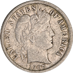 1907-O Barber Dime