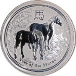 2014 Australia $30 Dollar Silver Kilo - Lunar Series Year of the Horse - Capsule