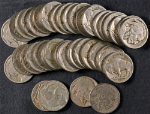 1923 Buffalo Nickels - 40 Coin Bulk Lot