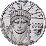 2002-W Platinum American Eagle $50 Proof Bullion Coin - OGP COA - STOCK