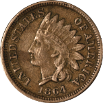 1864 'CN' Indian Cent