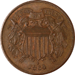 1864 Two (2) Cent Piece