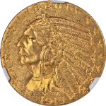 1913-P Indian Gold $5 NGC MS62 Nice Eye Appeal Nice Luster Strong Strike