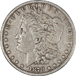 1878-S Morgan Silver Dollar &#39;Long Nock&#39; VAM 26 Choice F/VF Superb Eye Appeal
