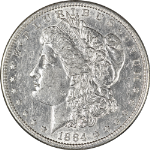 1884-S Morgan Silver Dollar Choice AU/BU Blast White Superb Eye Appeal