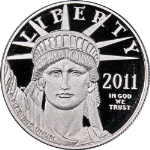 2011-W Platinum American Eagle $100 Proof Bullion Coin - OGP COA