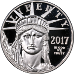 2017-W Platinum American Eagle $100 Proof Bullion Coin - OGP COA
