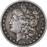 1878-S Morgan Silver Dollar 'Long Nock' VAM 57 Nice VF Nice Eye Appeal