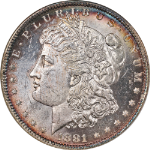 1881-O Morgan Silver Dollar CAC Sticker NGC MS63 PL Great Eye Appeal