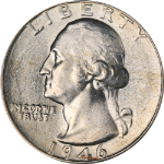 1946-D Washington Quarter - Choice