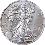 1995 DC Daniel Carr Overstruck Silver Eagle Design ANACS MS69 - STOCK