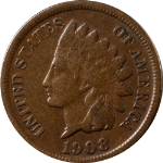 1908-S Indian Cent - Key Date